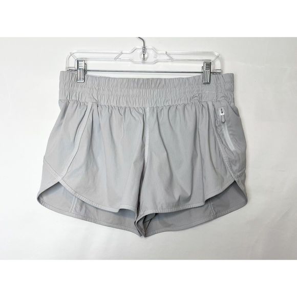 lululemon athletica Pants - Lululemon Tracker Short 4” Light Gray Size 12